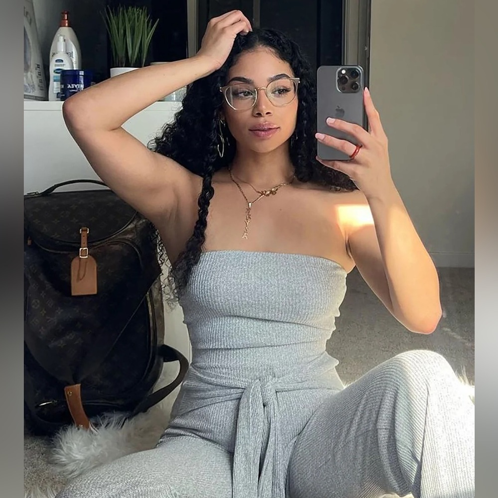 ♥️NWT FASHION NOVA PANT SET - HEATHER GREY♥️